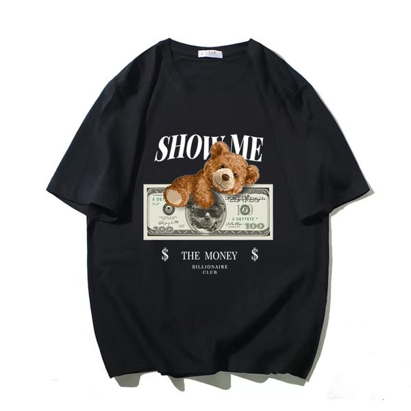 men's t-shirts man t shirt cotton cartoon bear print short sleeve ing women men clothing fashion oversized tee black 230413, White;black
men's t-shirts man t shirt cotton cartoon bear print short sleeve ing women men clothing fashion oversized tee black 230413, White;black