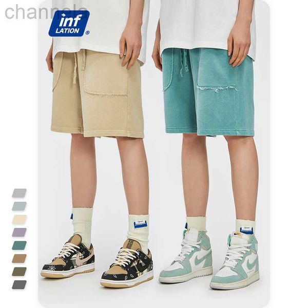 men's shorts inflation straight sweat knee length cotton casual streetwear candy color sports women 3662s21, White;black
men's shorts inflation straight sweat knee length cotton casual streetwear candy color sports women 3662s21, White;black