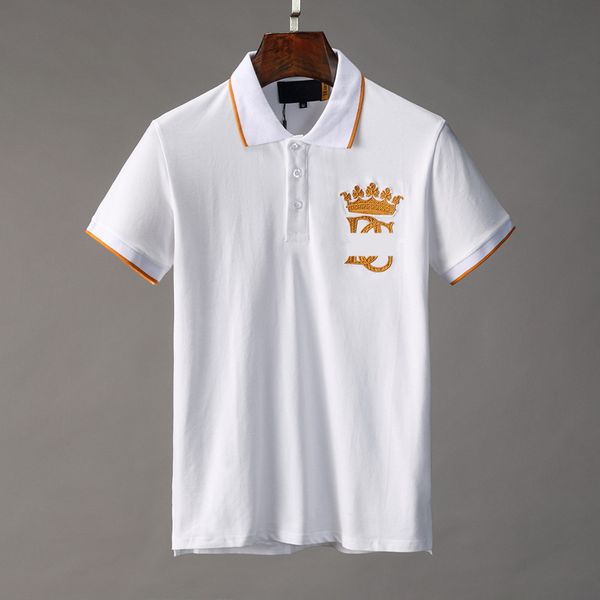 new designer men's polo shirt patchwork shirt lapel short sleeve casual 100% cotton brand business fashion casual polo shirt m-3xl-1993, White;black
new designer men's polo shirt patchwork shirt lapel short sleeve casual 100% cotton brand business fashion casual polo shirt m-3xl-1993, White;black