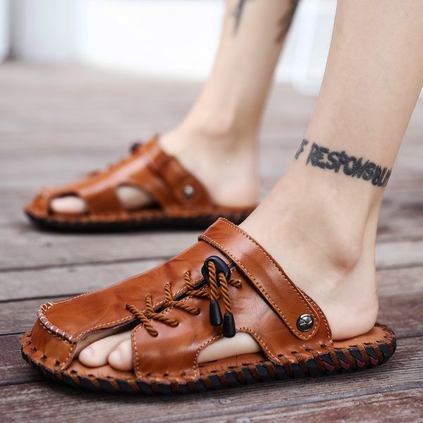 sandals summer fashion men sandals breathable fishing walking trekking beach leather leisure casual comfortable outdoor light 230413, Black
sandals summer fashion men sandals breathable fishing walking trekking beach leather leisure casual comfortable outdoor light 230413, Black