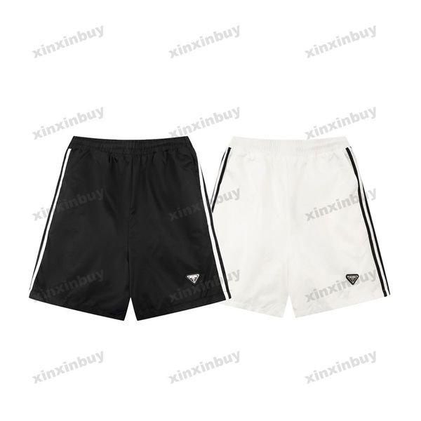 xinxinbuy men women designer shorts pant nylon metal triangle label side ribbon spring summer white black xs-l
xinxinbuy men women designer shorts pant nylon metal triangle label side ribbon spring summer white black xs-l