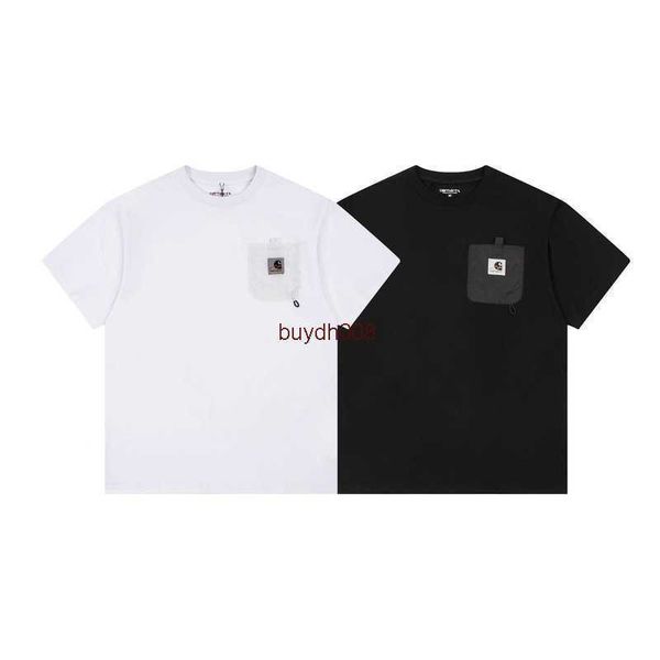 y86u 23 men's and women's fashion t shirt high street brand carhart mountain pocket short sleeve workwear casual loose round neck, White;black
y86u 23 men's and women's fashion t shirt high street brand carhart mountain pocket short sleeve workwear casual loose round neck, White;black