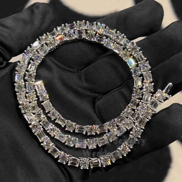 real 925 sterling silver 5mm moissanite tennis chain f color vvs baguette/emerald diamond necklace
real 925 sterling silver 5mm moissanite tennis chain f color vvs baguette/emerald diamond necklace