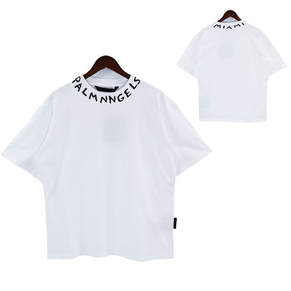 t shirt designer fashion luxury palm clothing mens and women loose tees casual man chest letter tshirt size s-xl, White;black
t shirt designer fashion luxury palm clothing mens and women loose tees casual man chest letter tshirt size s-xl, White;black