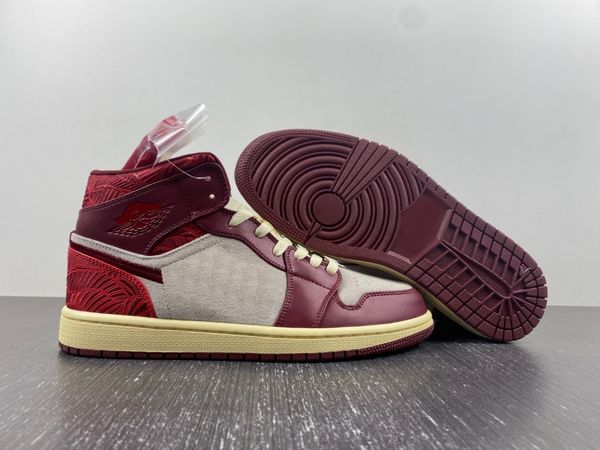 new release basketball shoes 1 1s mid tiki leaf dz2820-601 mens woman designer shoes team red university red-sail-muslin sports sneakers siz, Red;white
new release basketball shoes 1 1s mid tiki leaf dz2820-601 mens woman designer shoes team red university red-sail-muslin sports sneakers siz, Red;white