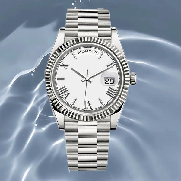 woman luxury watch for men wristwatch 41mm Roman numeral white dial waterproof sapphire sport watch stainless steel relojes luxury presidential watch with box, V12
woman luxury watch for men wristwatch 41mm Roman numeral white dial waterproof sapphire sport watch stainless steel relojes luxury presidential watch with box, V12