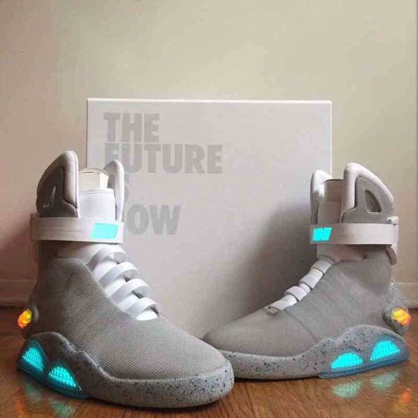2023 release authentic air mag back to the future fashion sneakers mens women sports shoes led lighting outdoor trainers with original box, Black
2023 release authentic air mag back to the future fashion sneakers mens women sports shoes led lighting outdoor trainers with original box, Black