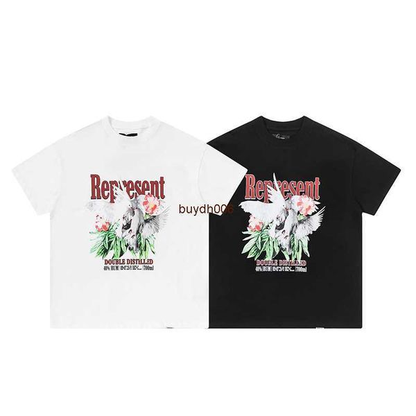 men's and women's summer fashion t shirt high street brand rep representative the correct version of trendy same flower running pi, White;black
men's and women's summer fashion t shirt high street brand rep representative the correct version of trendy same flower running pi, White;black