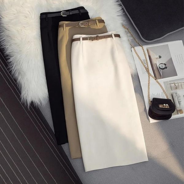 skirts suit skirt female spring and summer fashion simple solid color high waist straight midlength tooling package hip 230413, Black
skirts suit skirt female spring and summer fashion simple solid color high waist straight midlength tooling package hip 230413, Black