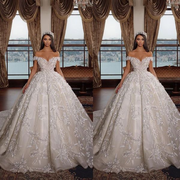 modest off shoulder wedding dress lace appliques bridal gowns sequined sleeveless robe de mariee, White
modest off shoulder wedding dress lace appliques bridal gowns sequined sleeveless robe de mariee, White