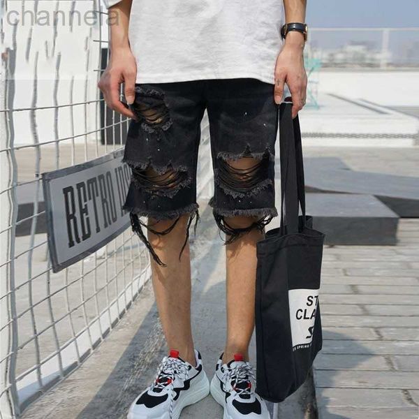 mens summer casual sweatpants vintage holes ripped straight denim shorts slim knee length high street hip hop fashion men, White;black
mens summer casual sweatpants vintage holes ripped straight denim shorts slim knee length high street hip hop fashion men, White;black