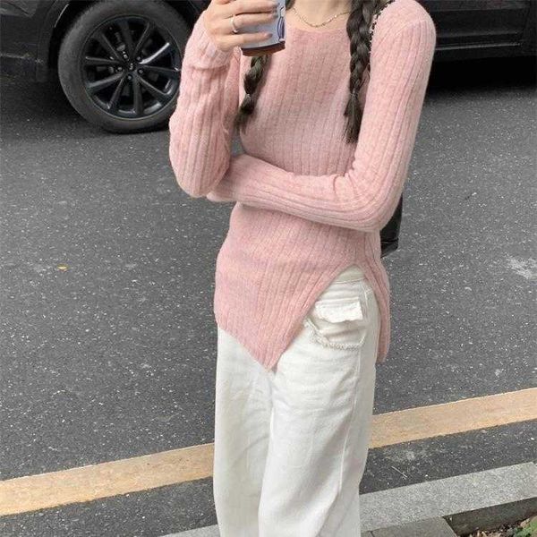 oblique split cashmere sunken stripe sweater womens spring gentle off neck slim, White;black
oblique split cashmere sunken stripe sweater womens spring gentle off neck slim, White;black