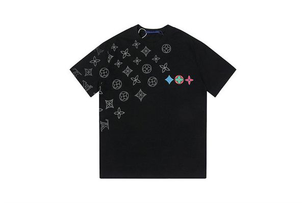 2summer t shirt mens womens designers t-shirts loose tees man casual shirt luxurys clothing streetwear shorts sleeve polos tshirts size s-3, White;black
2summer t shirt mens womens designers t-shirts loose tees man casual shirt luxurys clothing streetwear shorts sleeve polos tshirts size s-3, White;black