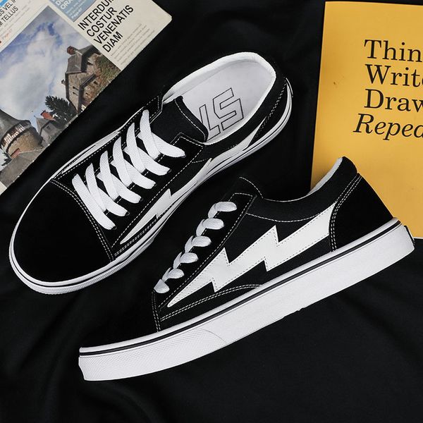 dress shoes fashion lightning pattern canvas men shoes women shoe street skateboarding sneaker low sports casual sandal 230413, Black
dress shoes fashion lightning pattern canvas men shoes women shoe street skateboarding sneaker low sports casual sandal 230413, Black