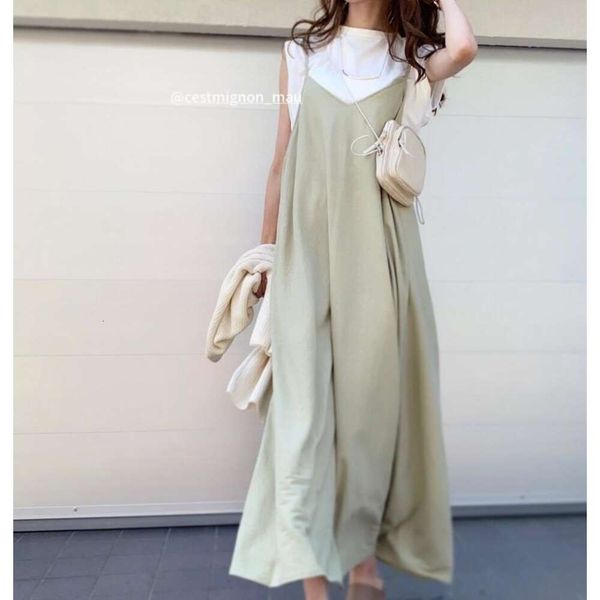 Slim V-Neck Strap Long Dresses Summer New Loose Fit Autumn Dress Vintage Elegant A-line Streetwear Vestido Casual Korean Y2k, Mint green long
Slim V-Neck Strap Long Dresses Summer New Loose Fit Autumn Dress Vintage Elegant A-line Streetwear Vestido Casual Korean Y2k, Mint green long
