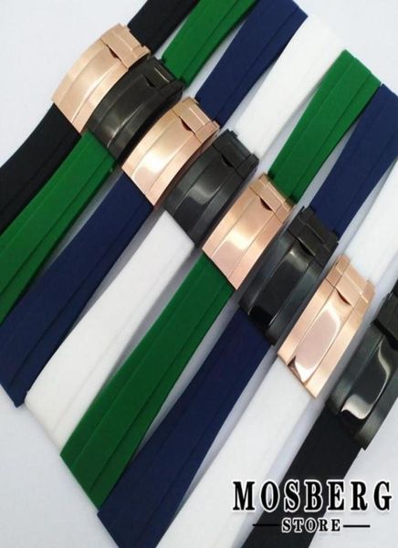 watch bands strap 20mm black white green blue color rubber stainless steel buckle watches accessories parts9951210, Black;brown
watch bands strap 20mm black white green blue color rubber stainless steel buckle watches accessories parts9951210, Black;brown