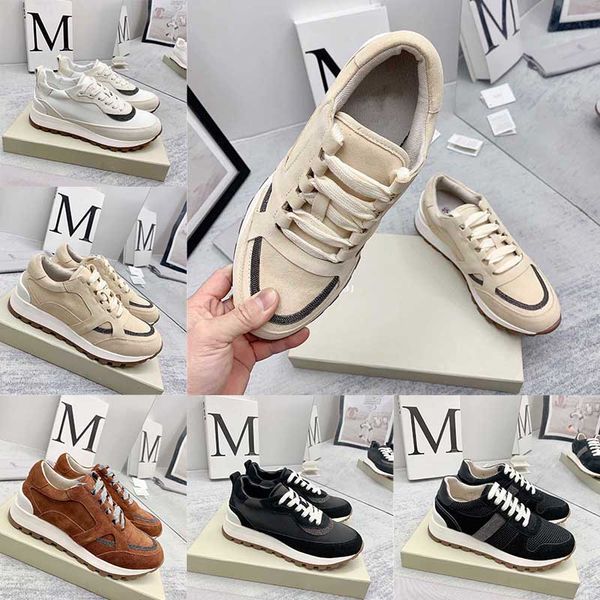 brunellocucinlli four seasons women's shoes casual sports shoes casual shoes thick-soled denim travel leather spliced letter flat shoes, Black
brunellocucinlli four seasons women's shoes casual sports shoes casual shoes thick-soled denim travel leather spliced letter flat shoes, Black