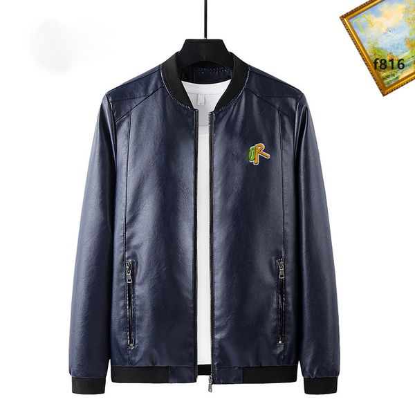 men's leather jacket men's coat autumn spring stand-up collar zipper motorcycle motorcycle leather jacket2, Black
men's leather jacket men's coat autumn spring stand-up collar zipper motorcycle motorcycle leather jacket2, Black