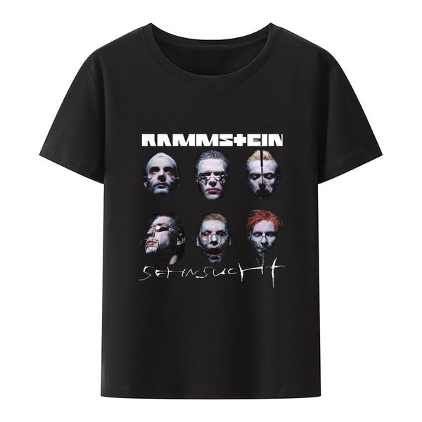 men's t-shirts sehnsucht full printing t-shirts woman man modal casual simplicity crewneck retro tee 230413, White;black
men's t-shirts sehnsucht full printing t-shirts woman man modal casual simplicity crewneck retro tee 230413, White;black