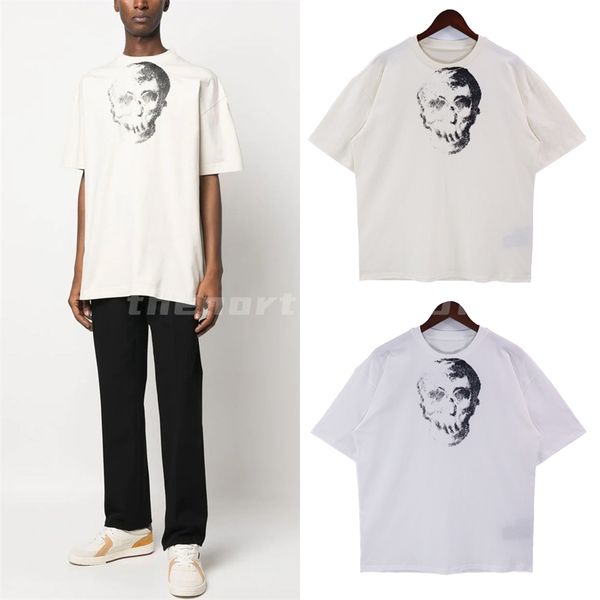 luxury mens t shirt skull head letter printing short sleeve womens breathable t-shirt casual fashion top, White;black
luxury mens t shirt skull head letter printing short sleeve womens breathable t-shirt casual fashion top, White;black