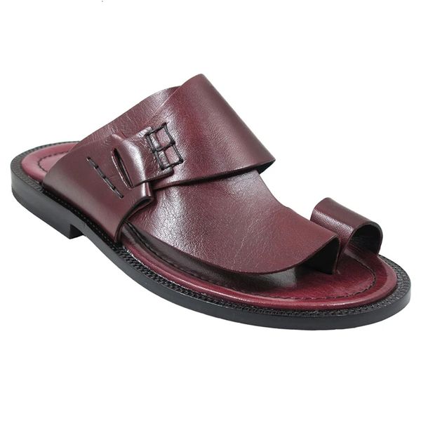sandals men genuine leather two ways wear sandals male beach solid sewing leisure slippers summer skin friendly wearresistant shoes 230413, Black
sandals men genuine leather two ways wear sandals male beach solid sewing leisure slippers summer skin friendly wearresistant shoes 230413, Black