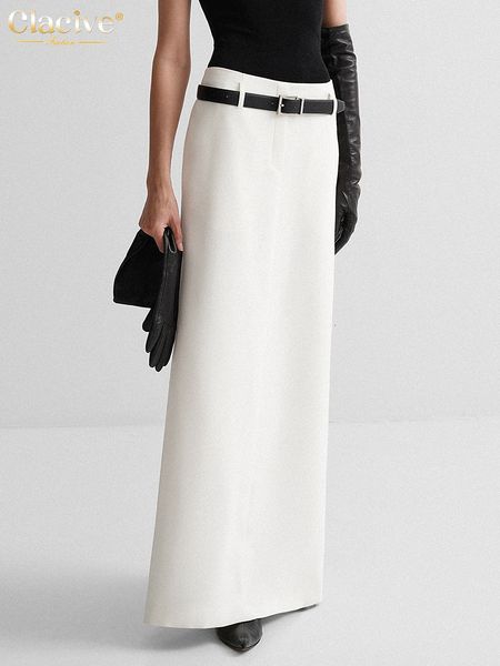 skirts clacive casual white straight woman fashion elegant high waist long simple office lady skirt female clothing 230413, Black
skirts clacive casual white straight woman fashion elegant high waist long simple office lady skirt female clothing 230413, Black