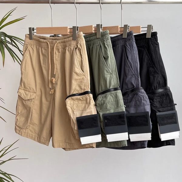 mens designer shorts pockets work five-piece pants stones island womens summer sweatpants multi-function thigh short casual loose street cot, White;black
mens designer shorts pockets work five-piece pants stones island womens summer sweatpants multi-function thigh short casual loose street cot, White;black