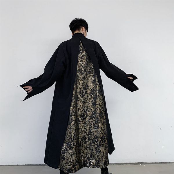 men's trench coats men vintage pattern splice loose casual long jacket coat male japan streetwear hip hop gothic kimono overcoat cardig, Tan;black
men's trench coats men vintage pattern splice loose casual long jacket coat male japan streetwear hip hop gothic kimono overcoat cardig, Tan;black
