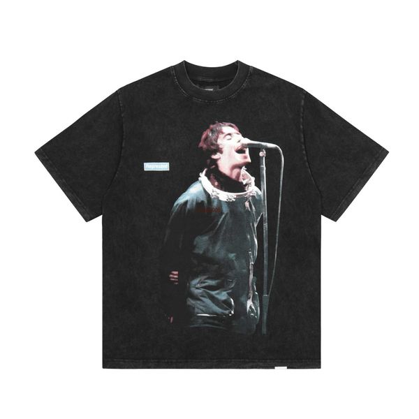 men's and women's summer fashion t shirt high street brand rep the correct version of hip-hop singing portrait printed with washed, White;black
men's and women's summer fashion t shirt high street brand rep the correct version of hip-hop singing portrait printed with washed, White;black