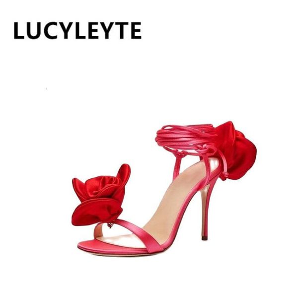 sandals fashion slim high heel front and back satin rose lace women's sandals european and american show banquet shoes heels women 2304, Black
sandals fashion slim high heel front and back satin rose lace women's sandals european and american show banquet shoes heels women 2304, Black