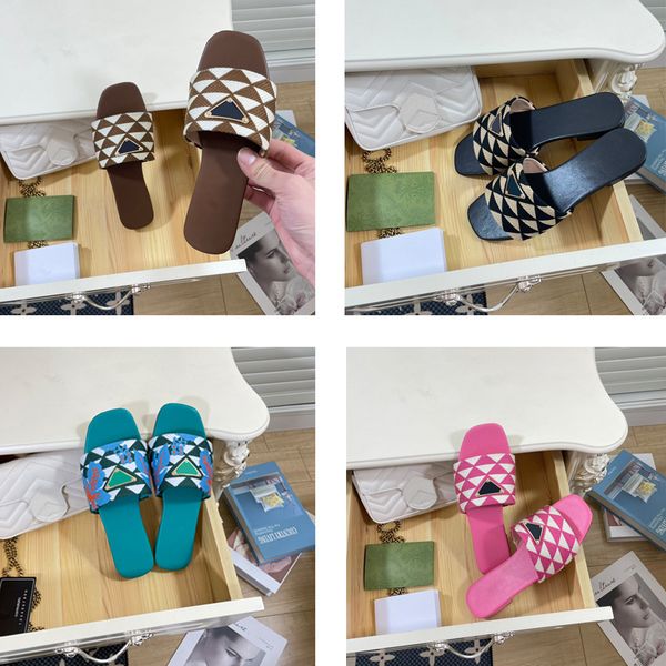 2023 luxe flat slide slippers slip on fabric sandals floral embroidered open toe shoes luxury designer for women holiday flats sandal factor, Black
2023 luxe flat slide slippers slip on fabric sandals floral embroidered open toe shoes luxury designer for women holiday flats sandal factor, Black