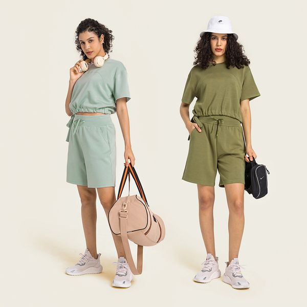 lulu summer ladies yoga sports drawstring shorts women's cropped pants shorts beach pants
lulu summer ladies yoga sports drawstring shorts women's cropped pants shorts beach pants