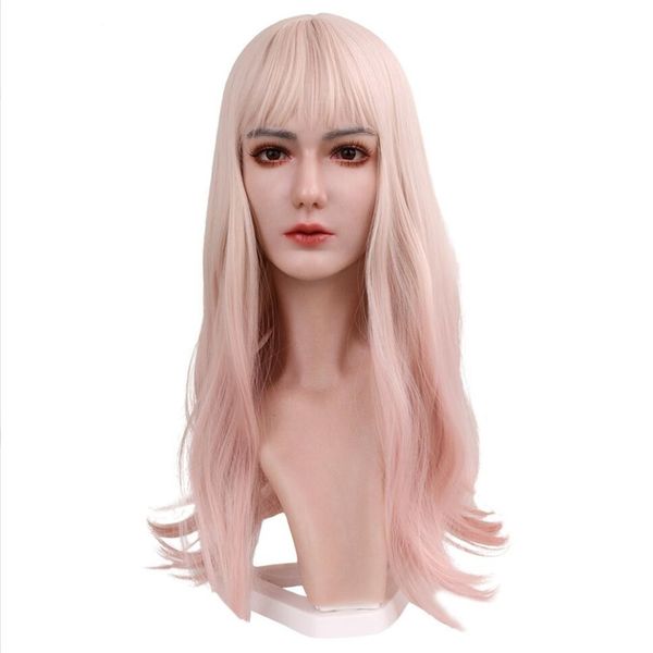 10style female head art mannequin silica gel wigs hats display racks fake human accessories scarves makeup props e185, Khaki
10style female head art mannequin silica gel wigs hats display racks fake human accessories scarves makeup props e185, Khaki