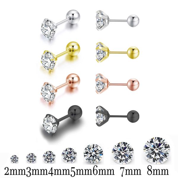 stud new medical stainless titanium steel zircon crystal 4 prong tragus cartilage stud earrings for men women piercing ear jewelry p230411, Golden;silver
stud new medical stainless titanium steel zircon crystal 4 prong tragus cartilage stud earrings for men women piercing ear jewelry p230411, Golden;silver