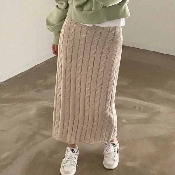 korean style hemp pattern knitted skirt autumn elastic waistband slimming hip, Black
korean style hemp pattern knitted skirt autumn elastic waistband slimming hip, Black