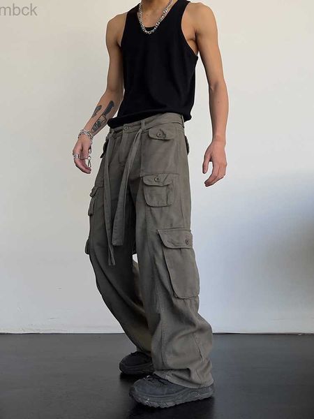 men's pants high street retro casual large pocket overalls men's and women's new summer high waist loose straight tube draped, Black
men's pants high street retro casual large pocket overalls men's and women's new summer high waist loose straight tube draped, Black