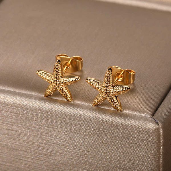 stud big starfish stud earrings for women sea shell earrings round ear summer beach jewelry friend gift 2022 p230411, Golden;silver
stud big starfish stud earrings for women sea shell earrings round ear summer beach jewelry friend gift 2022 p230411, Golden;silver