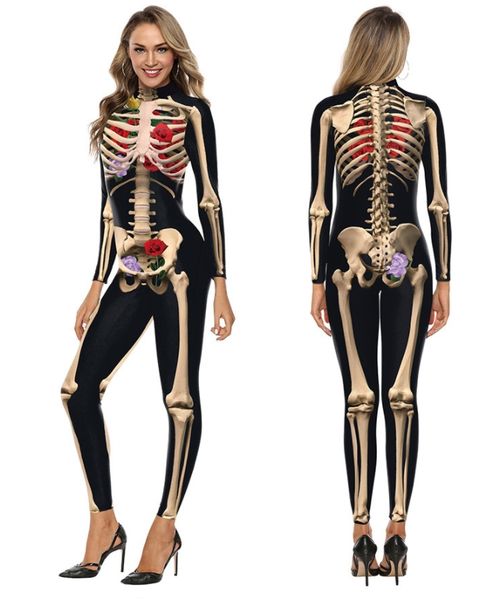 gongli new rose human catsuit coustumes skeleton stage performance tight elastic one piece recon fetish, Black
gongli new rose human catsuit coustumes skeleton stage performance tight elastic one piece recon fetish, Black