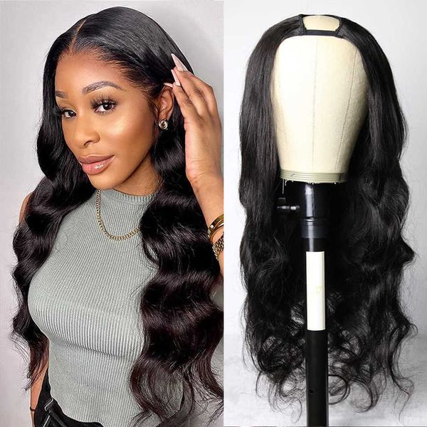 hair wigs body wave wigs u part wig brazilian human for women remy glueless middle shape wig 180% density wholesale 230413, Black
hair wigs body wave wigs u part wig brazilian human for women remy glueless middle shape wig 180% density wholesale 230413, Black