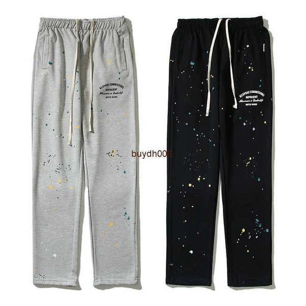 2023 men's and women's fashion pants western european hight street brand rep representative american trendy power by colorful spec, Black
2023 men's and women's fashion pants western european hight street brand rep representative american trendy power by colorful spec, Black