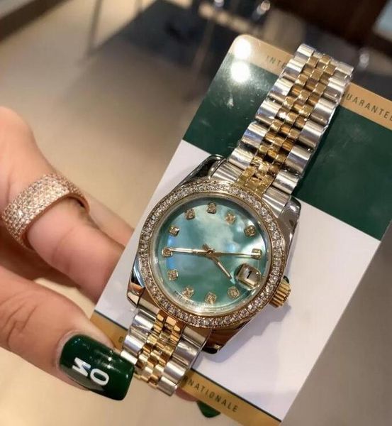 u1 aaa automatic mechanical watch multiple colour lady president diamond bezel shell face datejust watches jubilee stainless steel wristwatc, Slivery;brown
u1 aaa automatic mechanical watch multiple colour lady president diamond bezel shell face datejust watches jubilee stainless steel wristwatc, Slivery;brown