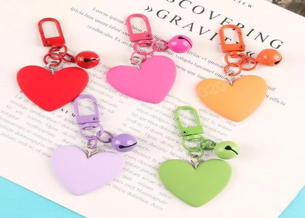 fashion resin heart keychain with bell women cute solid color heart shape charm bag pendant keyrings accessories1862094, Silver
fashion resin heart keychain with bell women cute solid color heart shape charm bag pendant keyrings accessories1862094, Silver