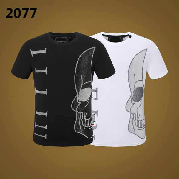 pp fashion men's designer slim fit t-shirt summer rhinestone short sleeve round neck shirt tee skulls print streetwear collar polos m-, White;black
pp fashion men's designer slim fit t-shirt summer rhinestone short sleeve round neck shirt tee skulls print streetwear collar polos m-, White;black