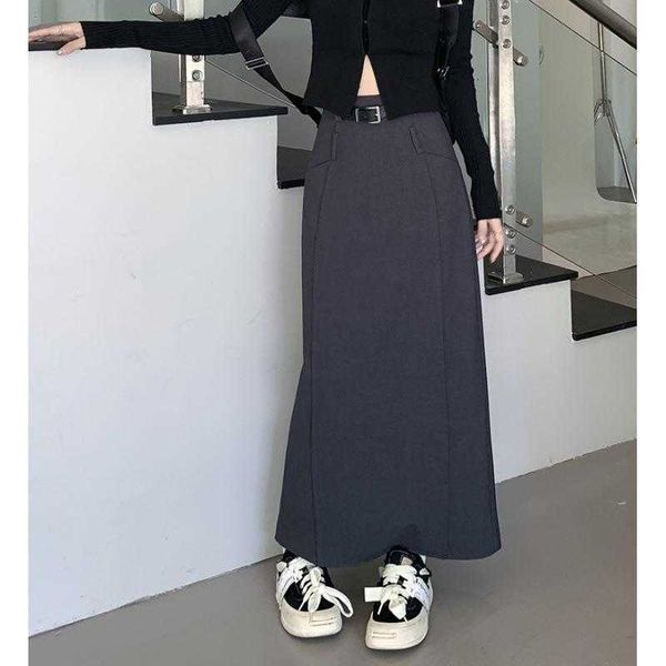 draped suit straight skirt womens autumn temperament high waist slimming dress, Black
draped suit straight skirt womens autumn temperament high waist slimming dress, Black