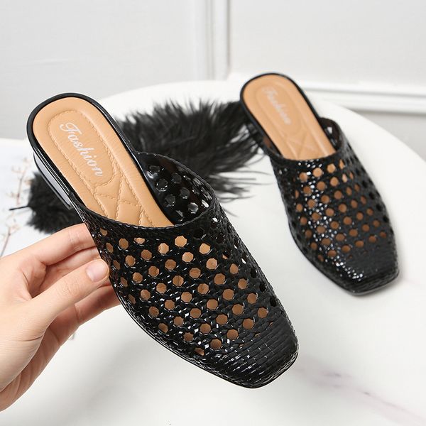 slippers summer outdoor beach shoes slippers soft women's sandals hollow out mid heel footwear antiskid closed toe shoes 230413, Black
slippers summer outdoor beach shoes slippers soft women's sandals hollow out mid heel footwear antiskid closed toe shoes 230413, Black
