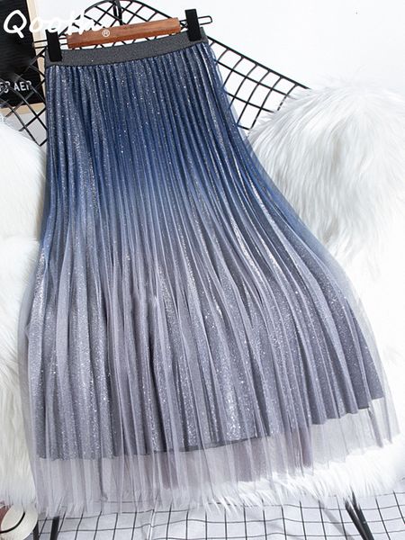 skirts qooth summer women gradient color mesh midi length pleated skirt elegant high waist sequins a-line skirt qt1785 230413, Black
skirts qooth summer women gradient color mesh midi length pleated skirt elegant high waist sequins a-line skirt qt1785 230413, Black