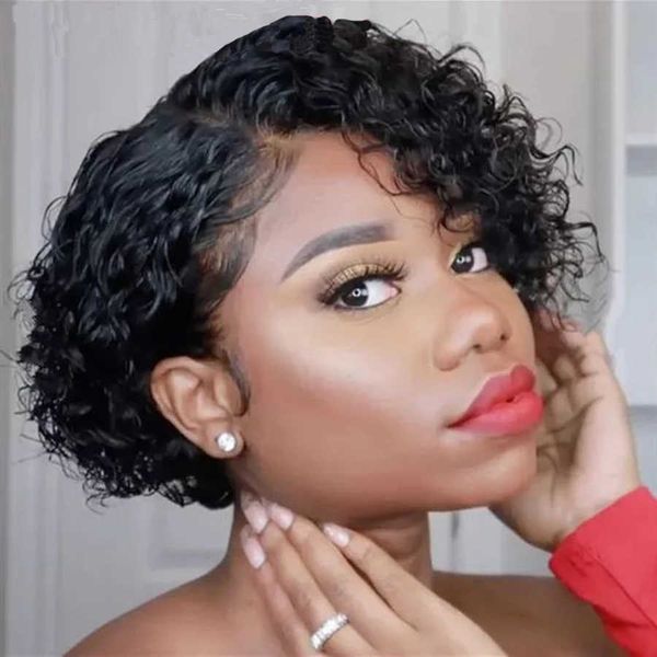 hair wigs curly pixie cut human lace closure pre plucked short bob 13x1 front for women 230413, Black
hair wigs curly pixie cut human lace closure pre plucked short bob 13x1 front for women 230413, Black