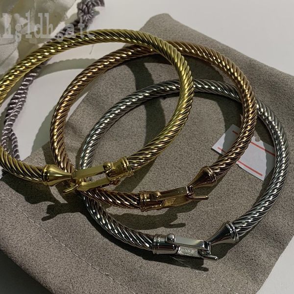 cable bangles pleasure men bracelet hommepolished woman christmas lady women metals buckle adjustable designer bracelet hands twisted jewelr, Black
cable bangles pleasure men bracelet hommepolished woman christmas lady women metals buckle adjustable designer bracelet hands twisted jewelr, Black