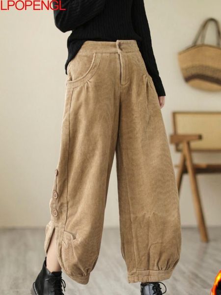 women's pants capris corduroy women's plus velvet high waist autumn and winter bloomers loose thickening elastic waist ankle-lengt, Black;white
women's pants capris corduroy women's plus velvet high waist autumn and winter bloomers loose thickening elastic waist ankle-lengt, Black;white