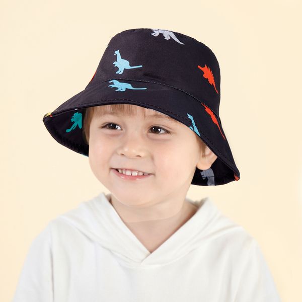 Designer Children Bucket Hat Lovely Dinosaur Printed 0-3Y Baby Fishing Cap Summer Cotton Foldable Beach Boys Girls Sun Visor Outdoor Casquette White Black Color, Mix color
Designer Children Bucket Hat Lovely Dinosaur Printed 0-3Y Baby Fishing Cap Summer Cotton Foldable Beach Boys Girls Sun Visor Outdoor Casquette White Black Color, Mix color